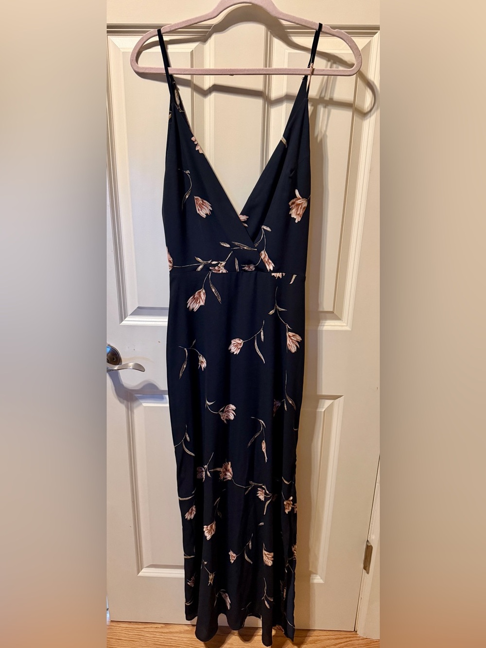 Lush Navy Floral Maxi Dress